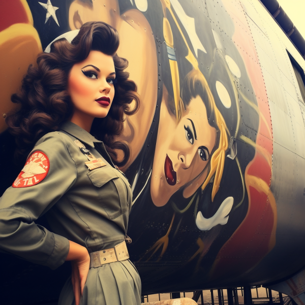 History of WWII Bomber Pin-Up Girl Art