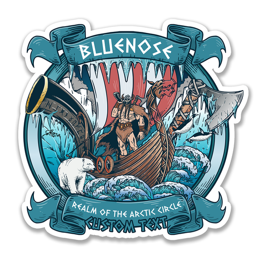 Bluenose Realm Of The Arctic Circle Custom US Navy Decal