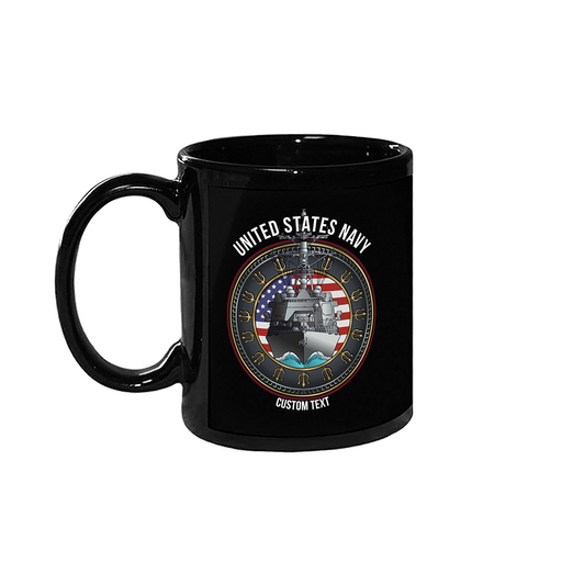 US Navy Arleigh Burke Class Destroyer DDG Military Coffee Mug - Prints54.com