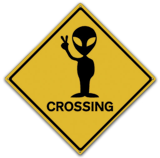 Alien Crossing Road Xenomorph Art Rendering - Prints54.com