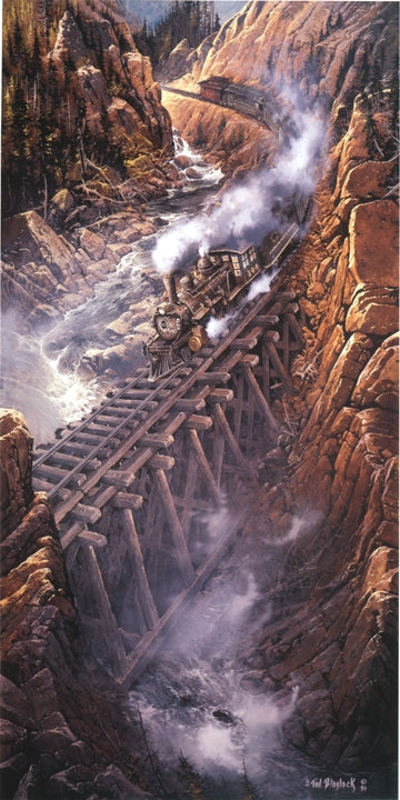 Black Canyon Express Art Rendering - Prints54.com