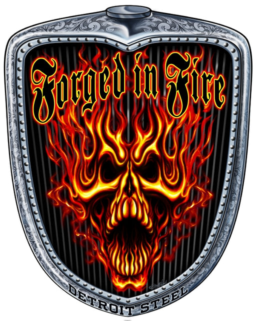 Forged in Fire Grille Art Rendering - Prints54.com