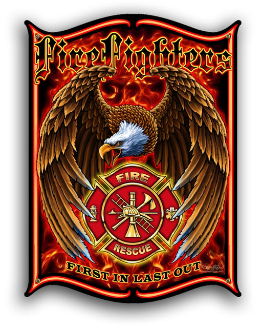 Firefighter Emblem Art Rendering - Prints54.com