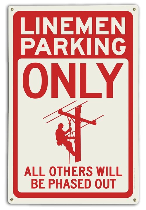 Lineman Parking Phased Out (Red) Art Rendering - Prints54.com