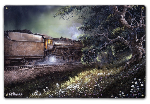 Burlington IL Railroad Train Art Rendering - Prints54.com