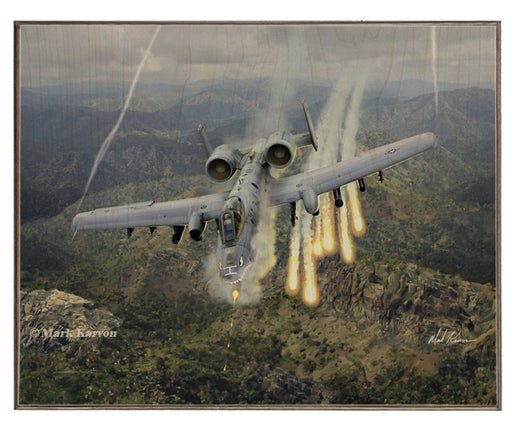 A-10 Thunderbolt II Art Rendering - Prints54.com
