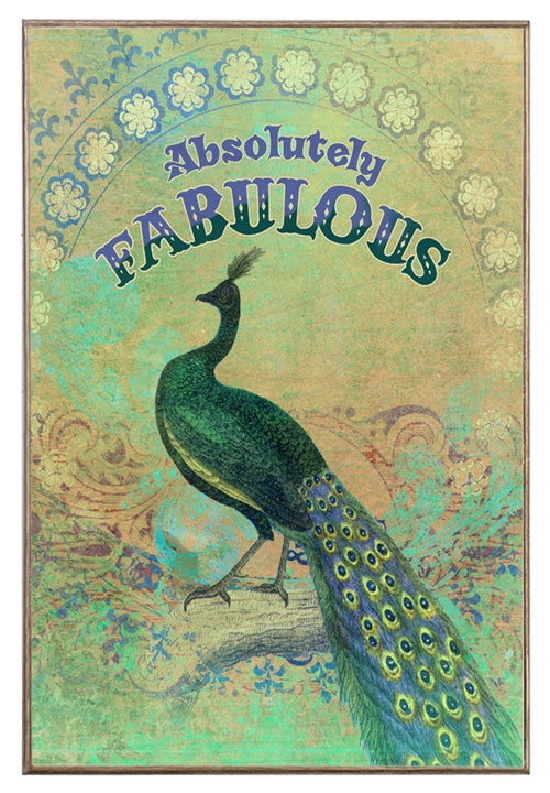 Absolutely Fabulous Peacock Art Rendering - Prints54.com