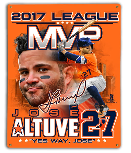 Altuve 2017 MVP Art Rendering - Prints54.com