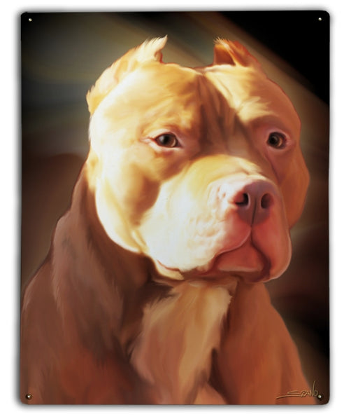 American Pit Bull Terrier 3 Art Rendering - Prints54.com