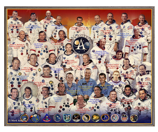 Apollo Astronauts Art Rendering - Prints54.com
