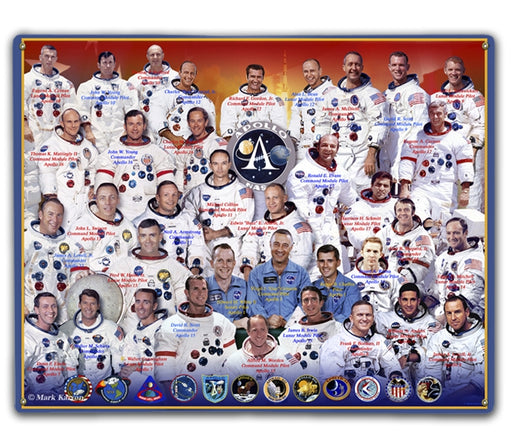 Apollo Astronauts Art Rendering - Prints54.com