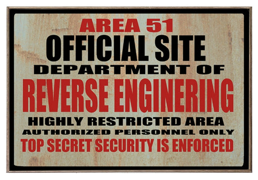 Distressed Area 51 Official Site Art Rendering - Prints54.com