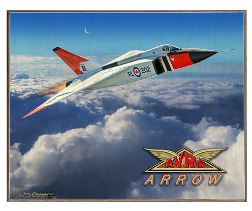 Avro Arrow Art Rendering - Prints54.com