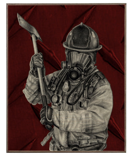 Red Fire Axe Art Rendering - Prints54.com