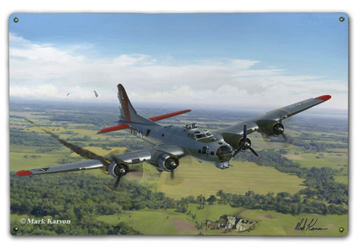 B-17 Flying Fortress Art Rendering - Prints54.com