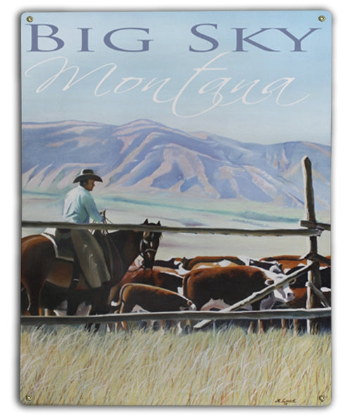 Big Sky Montana Art Rendering - Prints54.com