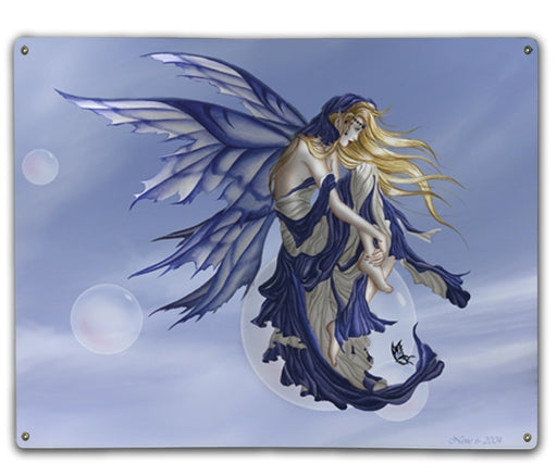Fairie Pixie Blue Dream Fantasy Art Rendering - Prints54.com