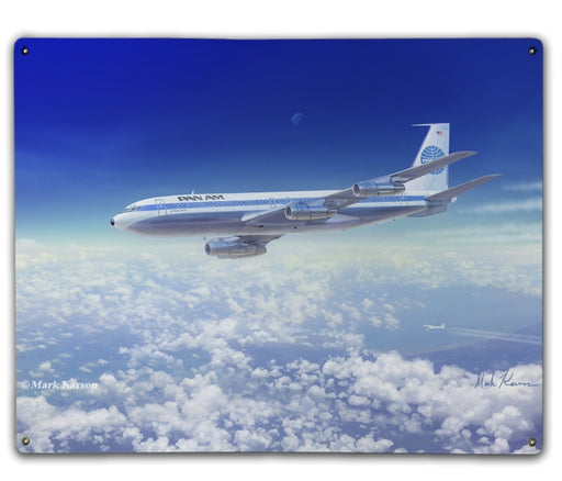 Boeing 707-321B 2 Airplane Aviation History Art Rendering - Prints54.com