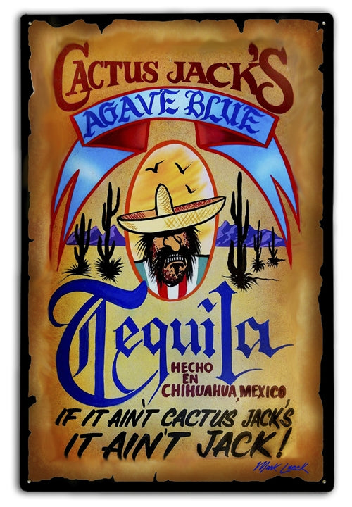 Cactus Jack's Tequila Wanted Poster - Prints54.com