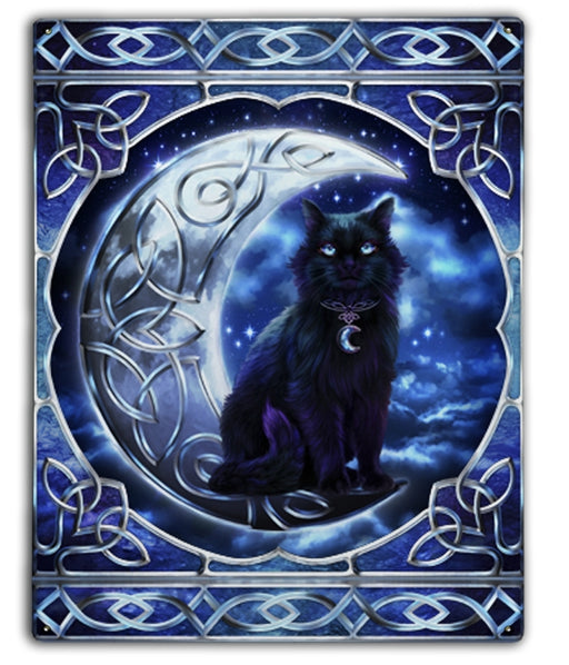 Celtic Black Cat Art Rendering - Prints54.com