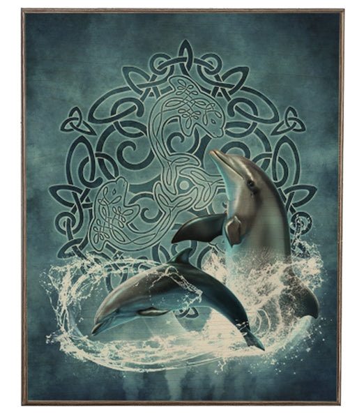 Celtic Dolphin Art Rendering - Prints54.com