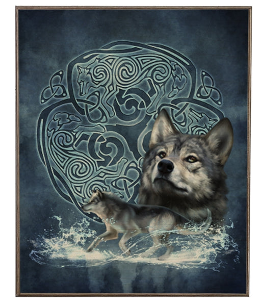 Celtic Wolf Art Rendering - Prints54.com