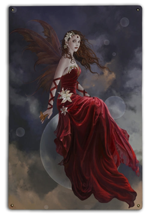 Crimson Lily Art Rendering - Prints54.com