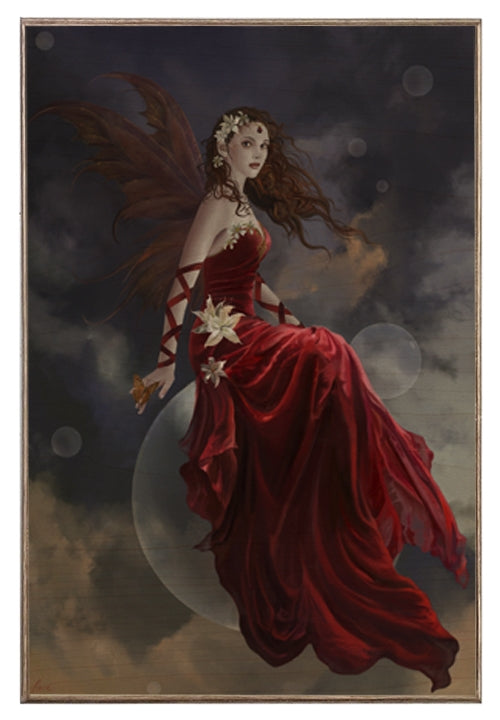 Crimson Lily Art Rendering - Prints54.com