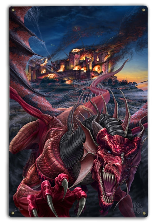 Dragon's Night Art Rendering - Prints54.com