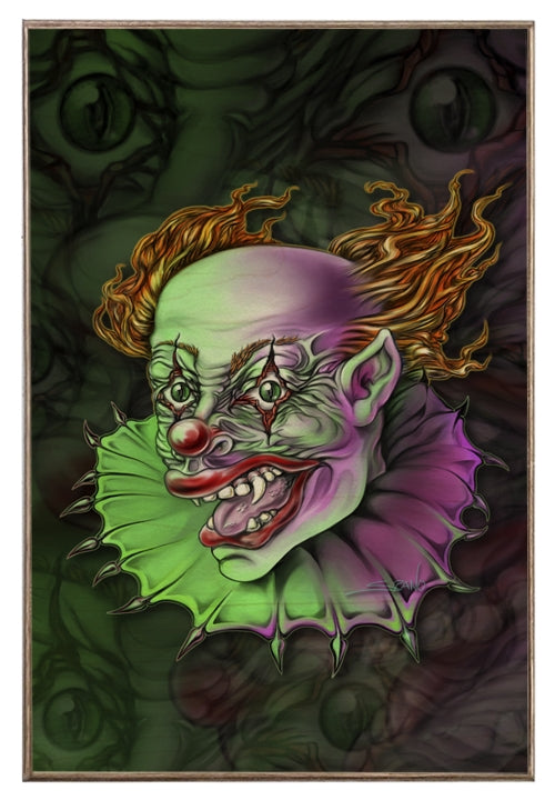 Evil Clown Art Rendering - Prints54.com