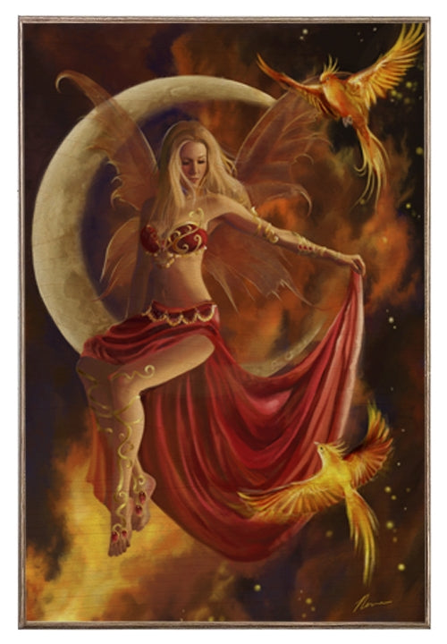 Fire Moon Art Rendering - Prints54.com