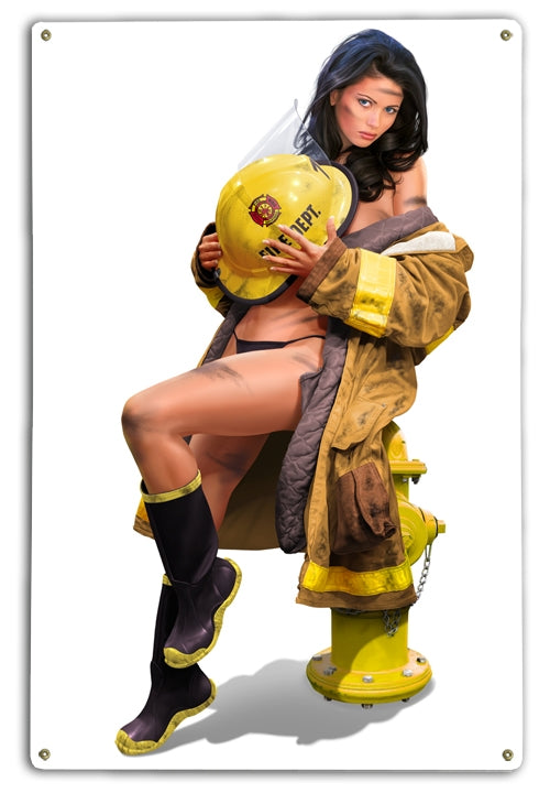 Fire Girl Art Rendering - Prints54.com
