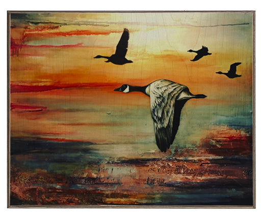 Geese in Flight Art Rendering - Prints54.com