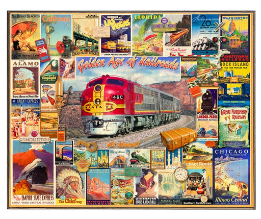 Golden Age Of Railroads Art Rendering - Prints54.com