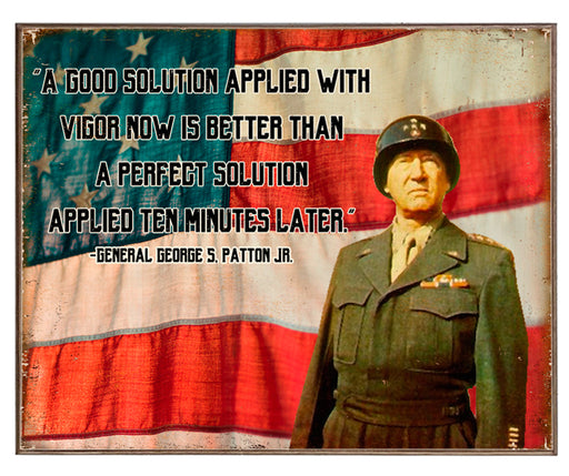 Patton: Good Solution Applied with Vigor Art Rendering - Prints54.com