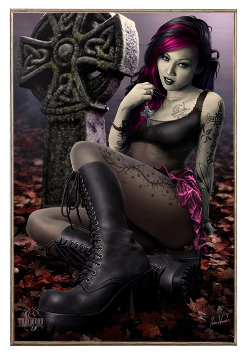 Goth Girl Art Rendering - Prints54.com