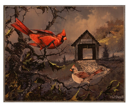 Hickory Creek Cardinal Art Rendering - Prints54.com