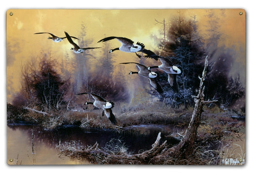Honkers on a Lonely Pond Art Rendering - Prints54.com