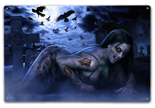 Hot Zombie Art Rendering - Prints54.com