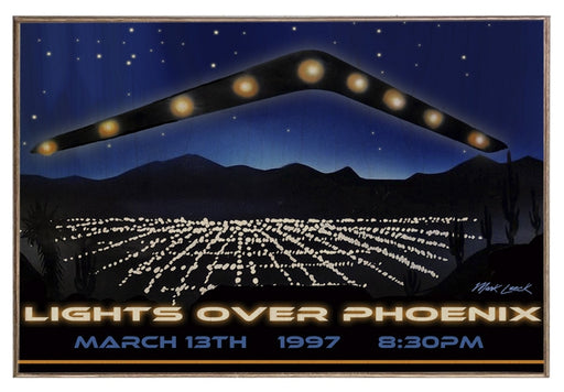 Lights Over Phoenix Art Rendering - Prints54.com