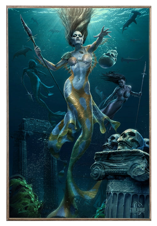 Mermaid Hunt Art Rendering - Prints54.com