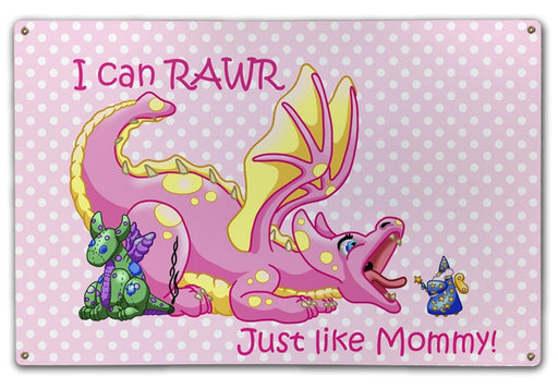 I can RAWR Just like Mommy! Art Rendering - Prints54.com