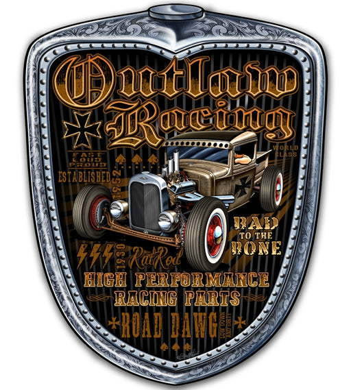 Outlaw Racing Grille Art Rendering - Prints54.com