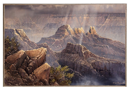 Rays Over The Grand Canyon Art Rendering - Prints54.com