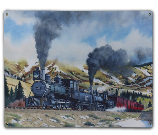The Colorado-New Mexico Express Art Rendering - Prints54.com